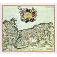 thumbnail image 2 of Danckerts 16x15 Black Ornate Wood Framed with Double Matting Museum Art Print Titled - Europe Pomerania Poland Baltic Sea - Danckerts, 2 of 4