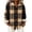 Multicolor_18, variant on Women's Plaid Hooded Jacket Button Down Long Sleeve Casual Jacket with Pockets Loose Fit Fall Outerwear for Daily Weekend and Travel
