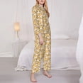 thumbnail image 3 of Balery Cute Shiba Pattern Pajama Sets for Women Long Sleeve 2 Piece Sleepwear Loungewear Sets Soft PJ's with Pockets Long Sleeve Comfy Pj Sets-X-Large, 3 of 7