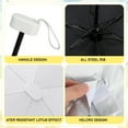 thumbnail image 3 of Bocaoying Mini Folding Umbrella with Case, Lightweight Portable Umbrella, Light Compact Rain Umbrella for Travel Outdoor Daily Use, Sun & Rain Pocket Umbrella for Girls and Women, 3 of 7