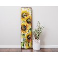 thumbnail image 2 of Charming Summer Sunflower Porch Sign | Rustic Farmhouse Welcome Decor, 2 of 5