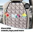 thumbnail image 4 of Goofa Cute Baseball Pattern Car Back Seat Protector for Kids (2 Pack) ,Anti-kick Storage Mat for Car Seats,Shields from Footprints, 4 of 6
