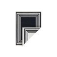 thumbnail image 1 of Carpet Twin 22990 Frame, Cotton, Double-sided, Ecological Fringes - Black / Cream, 1 of 5