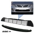 thumbnail image 2 of AP-AUTO Front Bumper Lower Grille, Toyota Corolla 2011 2012 2013 TO1036125 5311202280 Black, 2 of 7