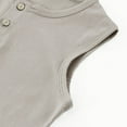 thumbnail image 6 of Ruyang Toddler Boys Tank Top with Buttons Sleeveless Summer Sport Casual Undershirts Solid Cute V Neck Loose Fit Soft Tees, 6 of 9