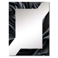 thumbnail image 2 of Designart "Noir Curves in Silk Fractal Patterns II" Abstract Fractal Oversized Wall Mirror - Modern Abstract Hallway Decorative Wall Mirrors - Multiple Color Options, 2 of 6