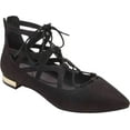 thumbnail image 1 of Women's Rockport Total Motion Adelyn Ghillie Flat Black Kid Suede 6.5 M, 1 of 5