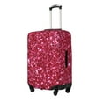 thumbnail image 2 of Easygdp Pink Glitter Double-Sided Printed Elastic Suitcase Protective Cover,Invisible Zipper, Business Trip Luggage Cases,Washable And Resistant To Falling -Medium, 2 of 9