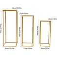 thumbnail image 3 of MONIPA 3 Pcs Gold Flower Holder Columns Centerpieces for Home Party Wedding Decorations, Rectangular Flower Display Rack, 3 of 8
