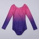 thumbnail image 5 of Traje De Baile Maillot Gimnástico Leotardo Atlético Ropa Deportivo Mono Elástico Mangas Largas Para Niñas 5-12 Años Macarena Leotardos de gimnasia para niñas, 5 of 8