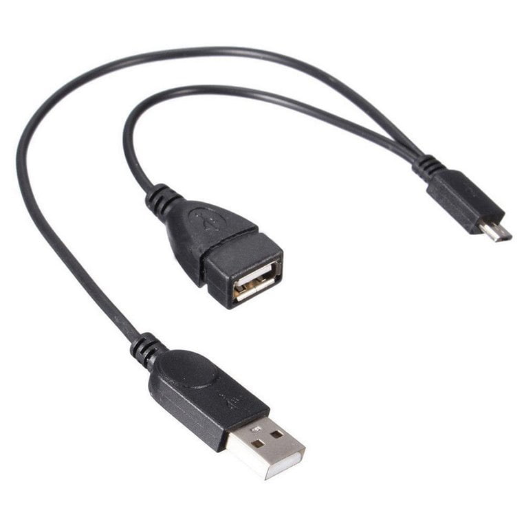 Micro USB Stecker zu Buchse OTG Adapter Kabel Y Splitter für Samsung Well 