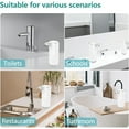 thumbnail image 4 of Liquid Automatic Soap Dispenser Touchless Adjustable Soap Dispenser Soap Dispenser for Kitchen Sink Bathroom, 4 of 7