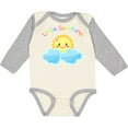 thumbnail image 3 of Inktastic Little Sunshine- cute sun rainbow letters Boys or Girls Long Sleeve Baby Bodysuit, 3 of 5