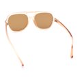 thumbnail image 4 of Vintage Style Retro Iconic Plastic Racer Hipster Sunglasses Peach - Brown, 4 of 4