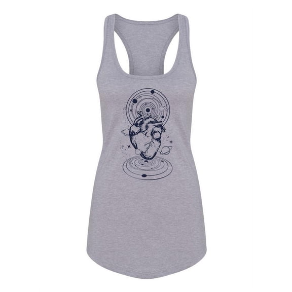 Heart In Space Tank Women -Image by Shutterstock, Female x-Small