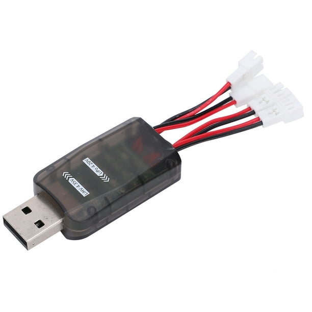 Câble de charge USB HS 7.4V 2S chargeur de batterie Li-ion pour 18301 18302  18311 18312 1/18 pièces de voiture RC 