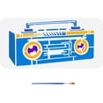 thumbnail image 1 of PET Hollow Out Drawing Painting Stencils for DIY Scrapbook Photo Album Radio 150x300mm, 1 of 7