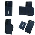 thumbnail image 4 of Case for Samsung Galaxy S23 FE Compatible with MagSafe Magnetic 2-in-1 Detachable Wallet Case with Card Slots for Women Men, Classic PU Leather Flip Kickstand Shockproof Protective Case, Darkblue, 4 of 10