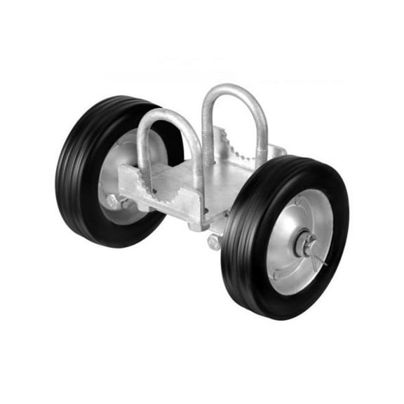 Vevor HLHMJLJ6INCHO9AC8V0 6 in. 600 lbs Load Adjustable Heavy Duty Rolling Hardware Sliding Gate Kit