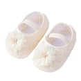 thumbnail image 5 of Shoes For Girls Baby Shoes Soft Sole Toddler Shoes Pearl Dress Flower Princess Shoes Toddler Shoes Boys On Sneakers Beige 0 Months-3 Months, 5 of 6