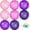 Fashion 4 Colors, variant on 8 Pcs Yoga Exercise Ball Bulk 26 Inch with Inflatable Equipment Pilates Ball with Quick Pump Anti Burst for Pregnancy Birthing Fitness Improved Posture Balance Yoga Pilates