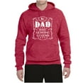 thumbnail image 2 of Wild Bobby, No. 1 Dad Genuine Legend Father's Day Unisex Hoodie Sweatshirt, Vintage Heather Red, Small, 2 of 6