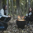 thumbnail image 4 of Blue Sky Outdoor Living Steel Ridge Portable Fire Pit with Spark Screen and Screen Lift, Black, 4 of 12