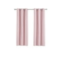 thumbnail image 3 of Your Zone Kids' Corduroy Blackout Curtain Panel, 1 Panel, Pink, 38" W x 63" L, 3 of 5