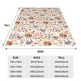 thumbnail image 3 of Honeii BBQ Party1 Print Fleece Blanket - Throw Blanket for Bed, Sofa, Couch, Camping, and Travel , Microplush Ultra Soft Warm Blanket-80"x60", 3 of 7