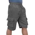 thumbnail image 2 of Axiiglly Cargo Shorts for Men Casual Loose Workout Shorts with Pockets Solid Color Summer Outdoor Shorts S-2XL, 2 of 5