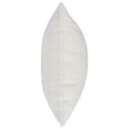 thumbnail image 3 of Kai 22 x 22 Throw Pillow, Tonal Woven Stripes, Cotton Viscose Blend, White, 3 of 5