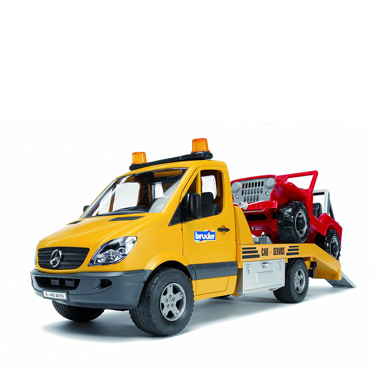bruder mercedes tow truck