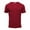 Red, variant on cfhntfmh Men's Ribbed Knit T-Shirts Stretch Short Sleeve Muscle Shirts Lightweight Scoop Neck Tees Workout Tshirts