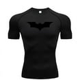 thumbnail image 2 of Bat Printed Men's Tight T-Shirt Running Compression Compression T Shirt Gym Fitness Jogging Short Sleeve Male Casual Shirt Tops, 2 of 10