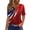 Z005-Wine, variant on Women's American Flag Golf Shirts 4th of July Short Sleeve Performance Moisture Wicking Quick Dry USA Patriotic Polo Shirt