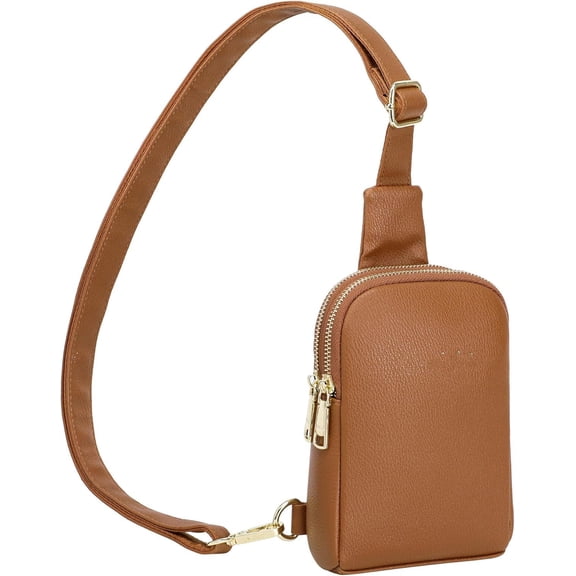 Travel Small Crossbody Sling Bags Women Vegan Leather Cross Body Bag Fanny Packs