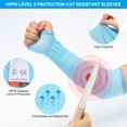 thumbnail image 3 of Cut Resistant Sleeve, Arm Safety Protectors Sleeves with Thumb Hole Level 5 Protection Forearm Guard, 3 of 5