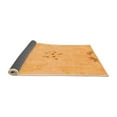 thumbnail image 2 of Ahgly Company Indoor Rectangle Abstract Orange Modern Area Rugs, 2' x 5', 2 of 4