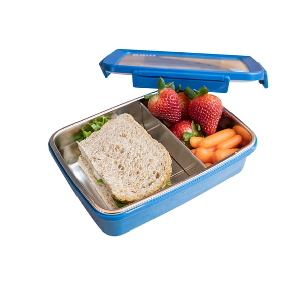 Mira Stainless Steel Bento Lunch Box, Divider for Sandwich & Sides ...