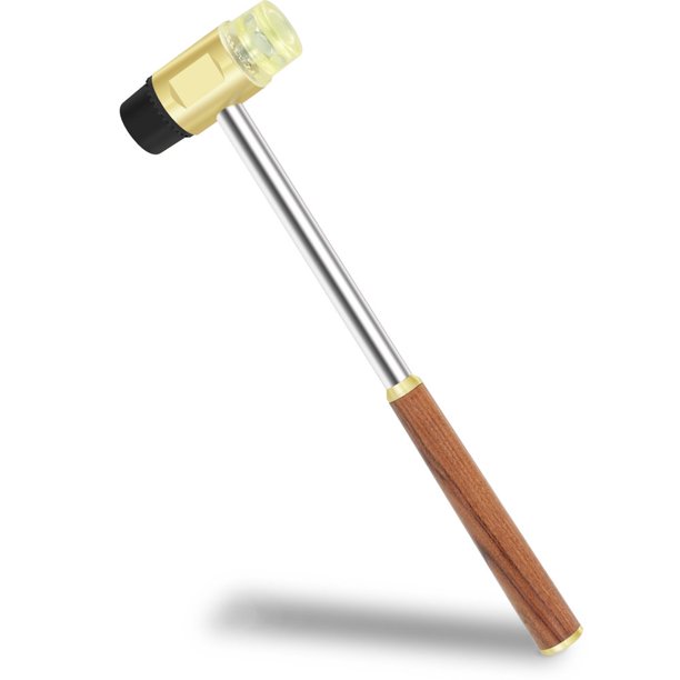 Mini Marteau De Juge En Laiton Massif – Accessoire Classique Avocat Commissaire-Priseur – Cadeau Original Professionnel