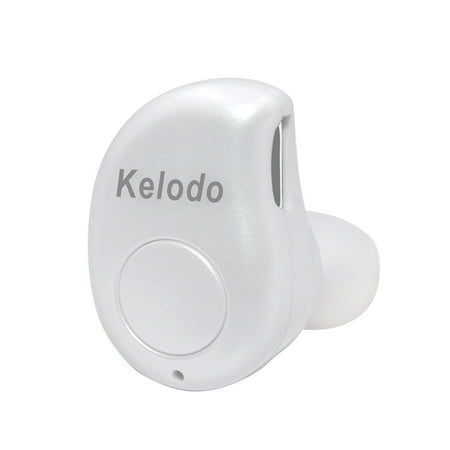 kelodo Bluetooth Earbud S530 Plus Mini Wireless Earphone In Ear Small Headset with Mic Invisible V4.1 Earpiece Hands-free Noise Canceling for Apple iPhone and Android Smartphones -