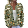 thumbnail image 3 of Cutuoiiu Knitted Cardigan for Women Button Open Front Warm Jacket Gifts, 3 of 3