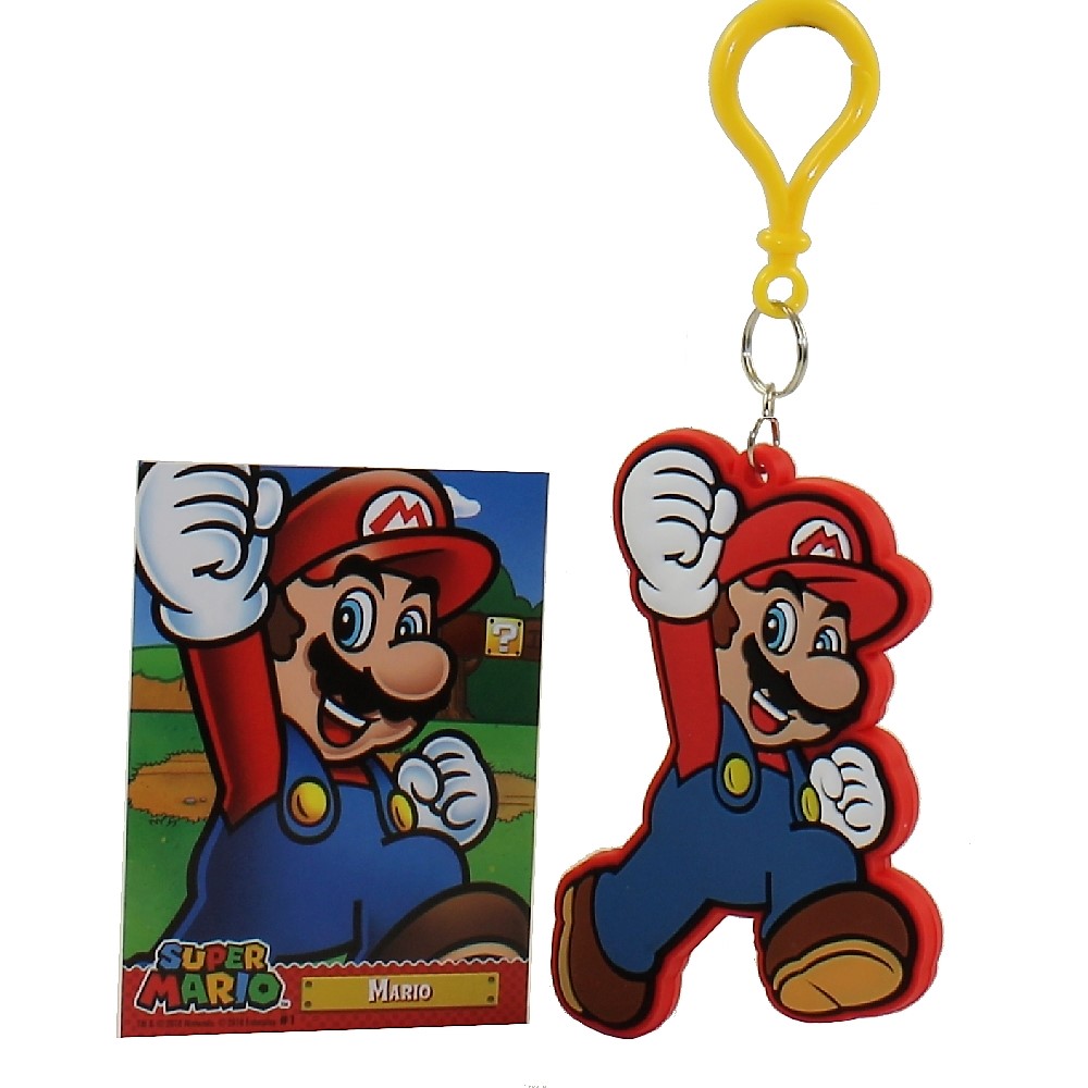 Enterplay Super Mario Hanger And Trading Card Mario Hanger And Matching Card35 Inch 5860