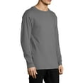 thumbnail image 3 of Hanes Men's and Big Men's ComfortSoft Long Sleeve Tee, Up to Size 3XL, 3 of 5