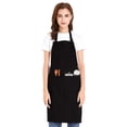 thumbnail image 1 of TOPTIE Unisex Bib Apron, Cotton Canvas Adjustable Chef Cooking Apron with Pockets-Black-L, 1 of 6