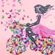 thumbnail image 1 of Diamond Painting 5D DIY Parcial Forma especial Taladro Flower Girl Decor (PA187) Hugtrwg Para estrenar, 1 of 9