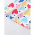 thumbnail image 5 of Fdqin Girls Dresses 4Pcs Floral Print Flutter Sleeve Swing Sundress Sleeveless Cute Summer Midi Dresses Casual Kids A-line Dress Colorful cherry 4pcs 5-6 Years, 5 of 6