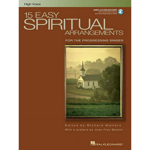 15 Easy Spiritual Arrangements - High Voice (Book/Online Audio) (Other)