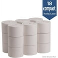 thumbnail image 2 of COMPACT 19378 White Coreless 2-Ply High Capacity Toilet Paper - pack of 18, 2 of 3