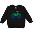 thumbnail image 2 of Inktastic Cute Green Tractor Toddler Sweatshirt, 2 of 4